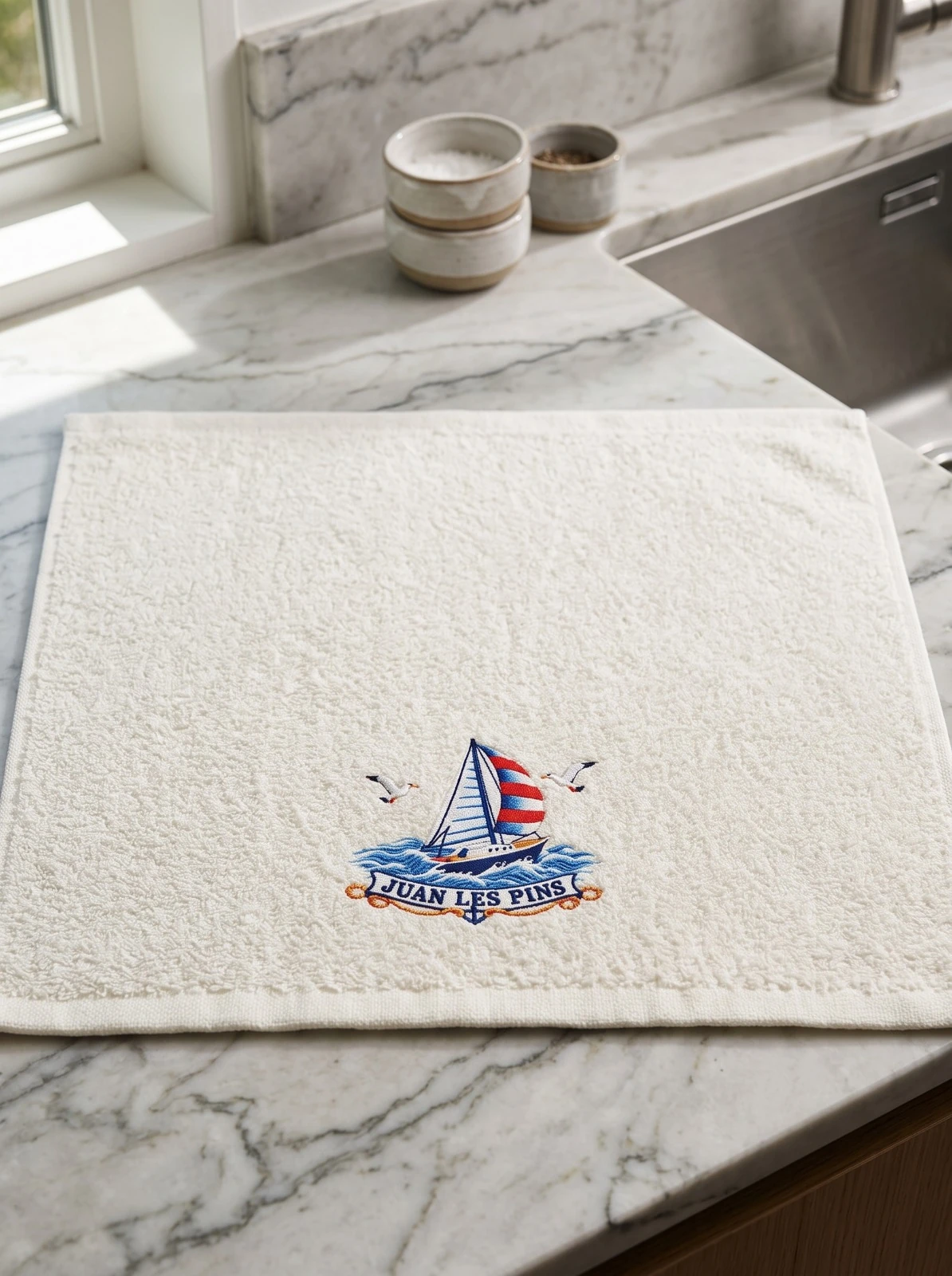 Juan-les-Pins Printed Terry Guest Towel