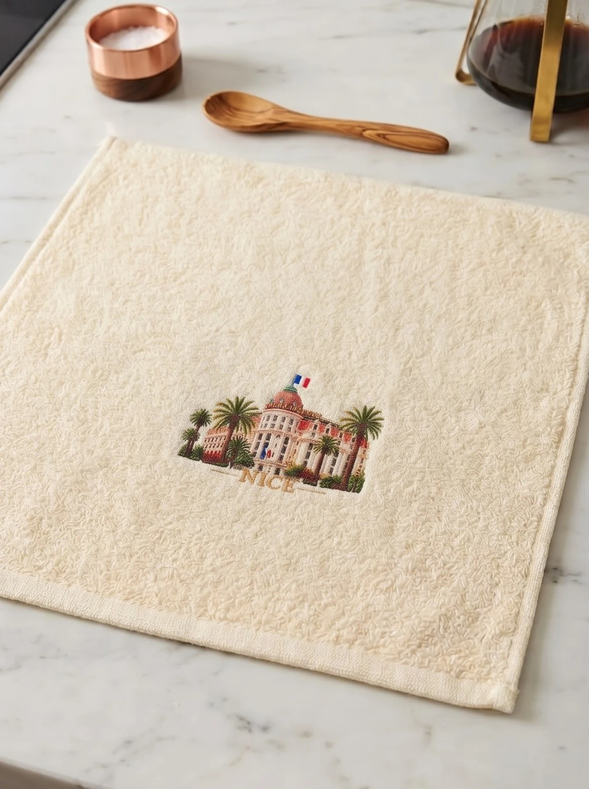 Nice Printed Terry Guest Towel
